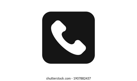 Phone icon vector. Mobile phone and telephone symbol pack
