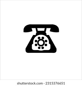 Phone icon vector. Mobile phone and telephone symbol