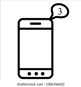 phone icon vector modern