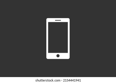 icono de teléfono de estilo moderno vectorial.