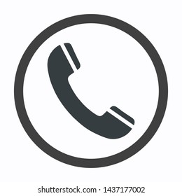 Phone Icon Vector on white background