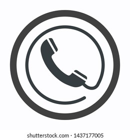 Phone Icon Vector on white background