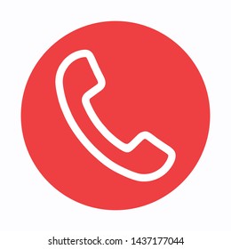 Phone Icon Vector on white background