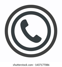 Phone Icon Vector on white background