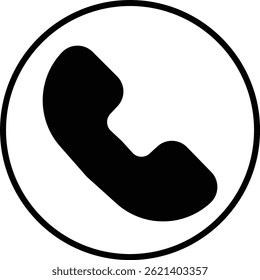 Phone icon vector. Phone ringing symbol. Ringing telephone icons. Contains icon such as old model telephone, modern smartphone, Contact Us Glyph Line Icons. Editable Stroke. transparent background