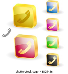 Phone Icon. Vector set.