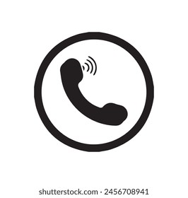 Phone icon vector. Set of flat Phone and mobile phone symbol collection, Vector EPS 10 Format.