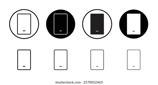 Phone icon Vector set outline