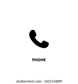 phone icon vector. phone sign on white background. phone icon for web and app