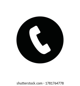símbolo de signo de vector de icono de teléfono