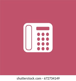 phone icon. vector sign symbol on white background