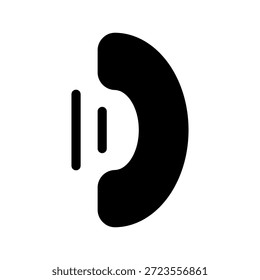 Ilustración de diseño de símbolo de Vector de icono de teléfono