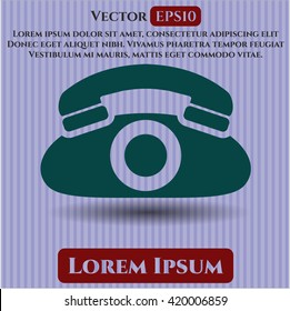 phone icon vector symbol flat eps jpg app web concept website