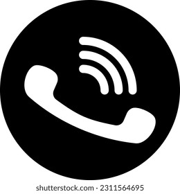 Vector de icono de teléfono, símbolo de icono de teléfono aislado. icono de teléfono para el sitio web del cliente, etc.