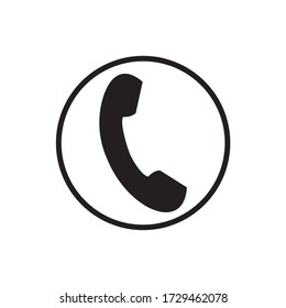Vector de icono de teléfono. icono de teléfono