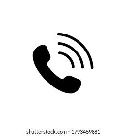 Phone icon vector. Telephone and call icon symbol illustration