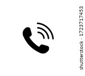 Phone icon vector. Telephone icon symbol isolated. Call icon
