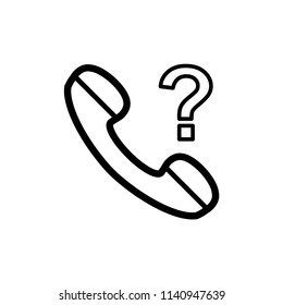 Phone icon vector. telephone symbol vector illustration.