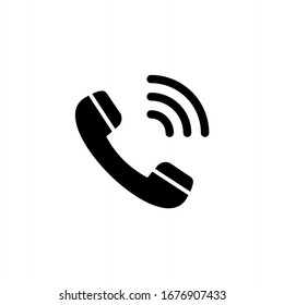 Vector de icono de teléfono. Icono del teléfono, ilustración
