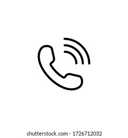 Phone icon vector. Telephone icon symbol isolated. Call icon