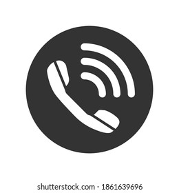 Phone icon vector. Telephone icon symbol isolated. Call icon. Call rings.