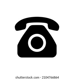 phone icon vector. telephone vector symbol for graphic design
