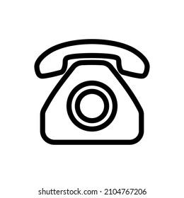 Telefonsymbol-Vektorgrafik. Telefonvektorsymbol für Grafikdesign