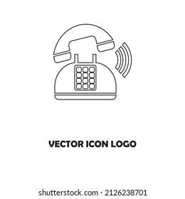 Phone icon vector. Telephone icon symbol isolated.