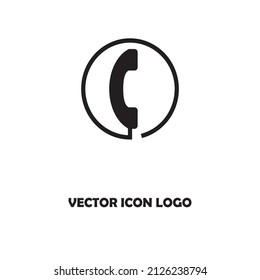 Phone icon vector. Telephone icon symbol isolated.