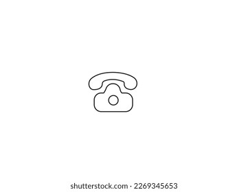 Vector de icono de teléfono. Paquete de símbolos de icono de teléfono en fondo blanco
