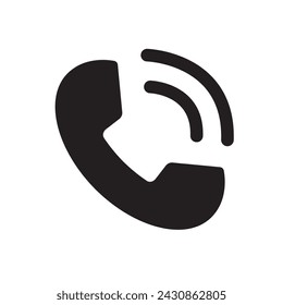 Vektor des Telefonsymbols. Telefon-Symbol isoliert. Anrufsymbol . eps 10