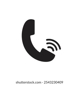Icono de teléfono Vector. Símbolo de icono de teléfono aislado. Icono de llamada