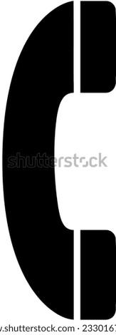 Phone icon vector. Telephone icon symbol isolated. aiga Call icon