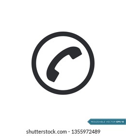 Phone Icon Vector Template