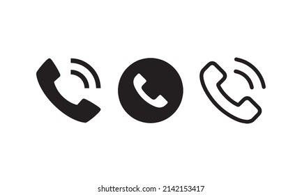 vector de icono del teléfono. plantilla de icono de teléfono