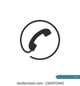 Phone Icon Vector Template Illustration Design