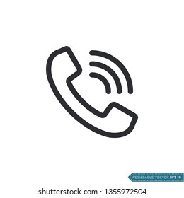 Phone Icon Vector Template Illustration Design