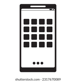 phone icon vector template illustration logo design