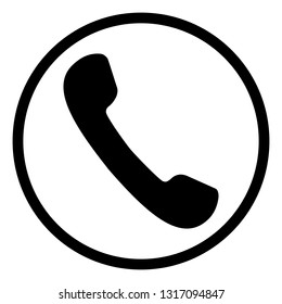 Phone icon vector. Phone trendy flat icon symbol
