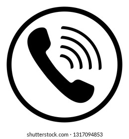 Phone icon vector. Phone trendy flat illustration symbol. Call sign or logo.