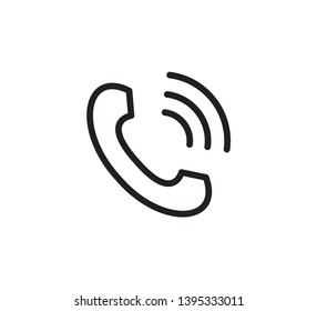 Phone icon vector trendy flat style