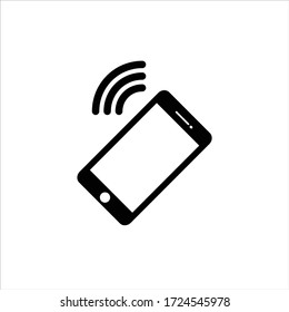 Vector de icono de teléfono. Símbolo de teléfono plano de moda