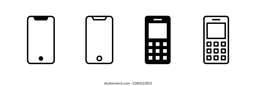 Phone icon vector for web and mobile app. Call sign and symbol. telephone symbol