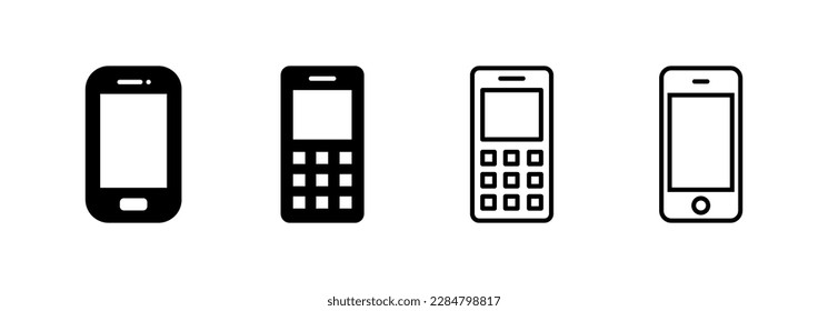 Phone icon vector for web and mobile app. Call sign and symbol. telephone symbol