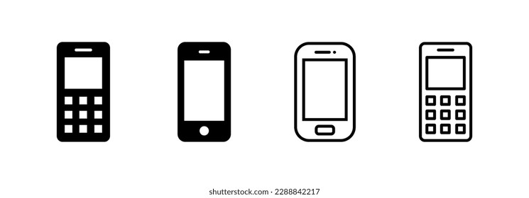 Phone icon vector for web and mobile app. Call sign and symbol. telephone symbol