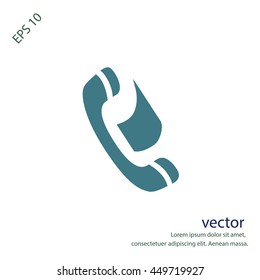 Phone icon, web design element