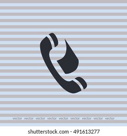Phone icon, web design element