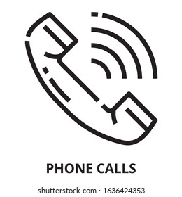 Phone icon for website, application, printing, document, poster design, etc.