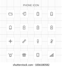 Phone icons