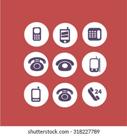 phone icons